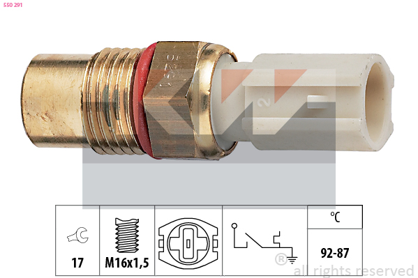 KW Ventilátor kapcsoló 550291_KW